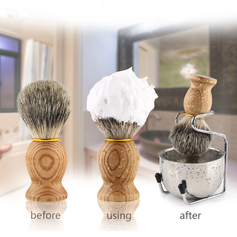 Shaving Brush Stand Holder Bowl