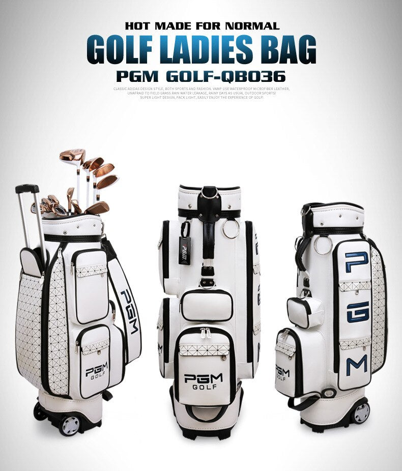 Retractable Golf Aviation Bag With Wheels