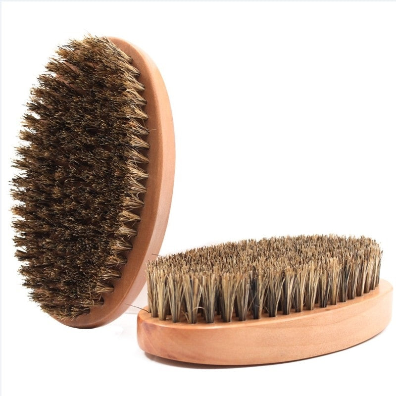 Natural Boar Bristle Beard Brush for Men