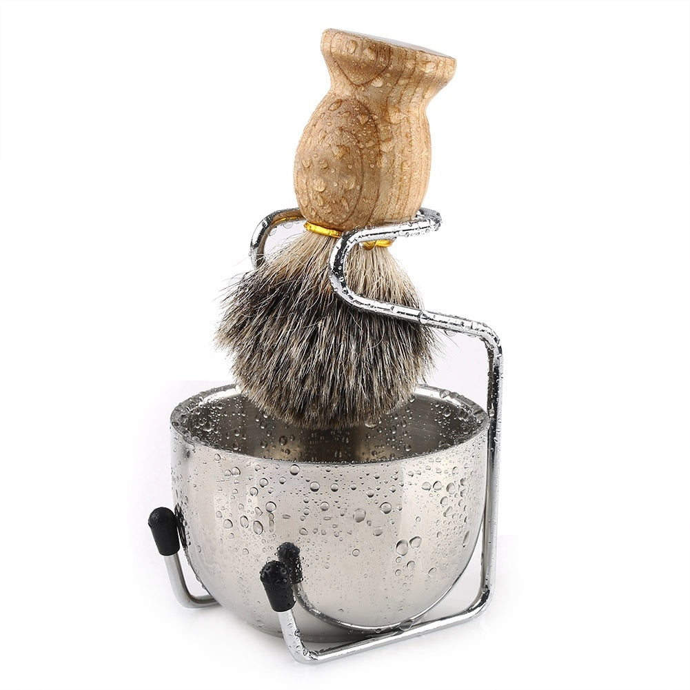 Shaving Brush Stand Holder Bowl