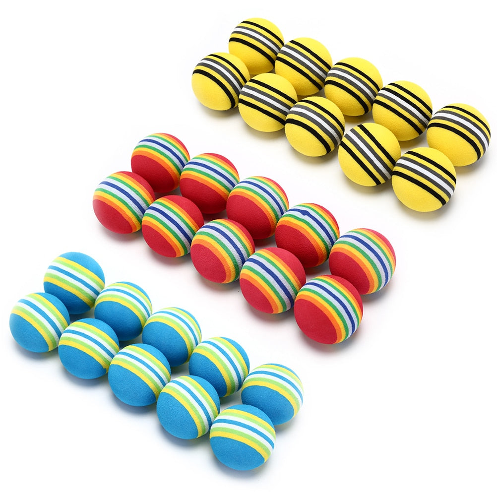 Golf Sponge Soft Rainbow Training Balls